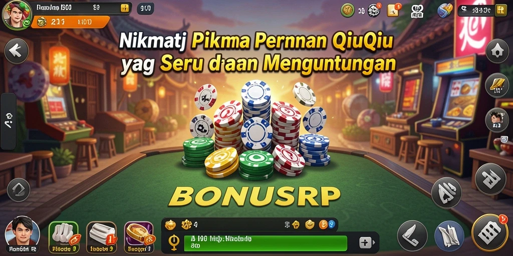 Screenshot gameplay QiuQiu yang menarik dan seru.