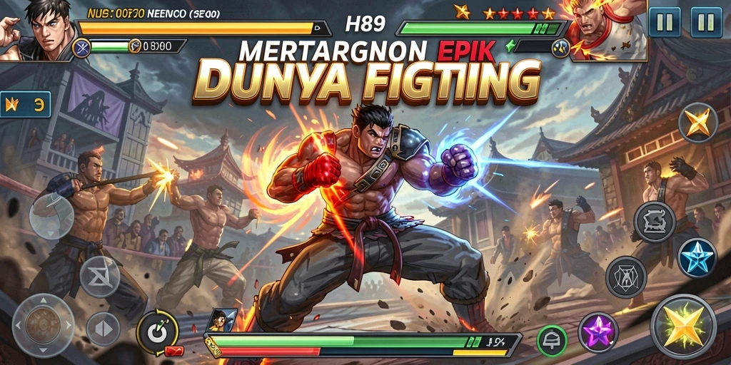 Tampilan gameplay H89 dengan aksi pertarungan yang mendebarkan.