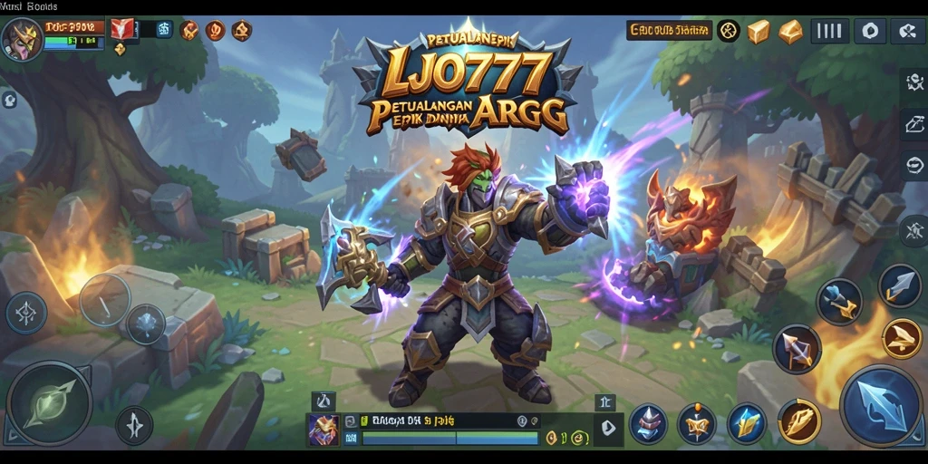 Gameplay seru dan menantang di LJO777 dengan pertarungan ARPG.