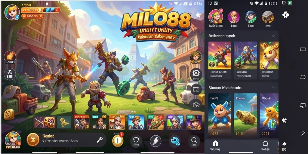 Screenshot utama MILO88 menampilkan antarmuka pengguna yang intuitif dan mudah digunakan.