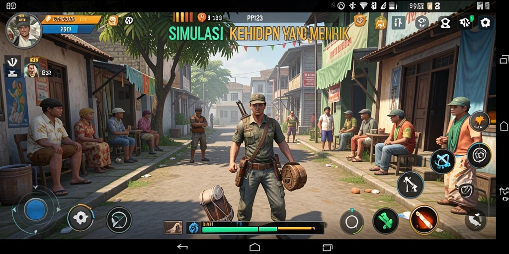 Tampilan gameplay PP123 yang seru dan interaktif.