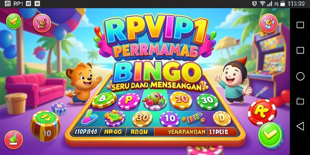 Tampilan menarik dari gameplay Bingo di RPVIP1 yang mendebarkan.